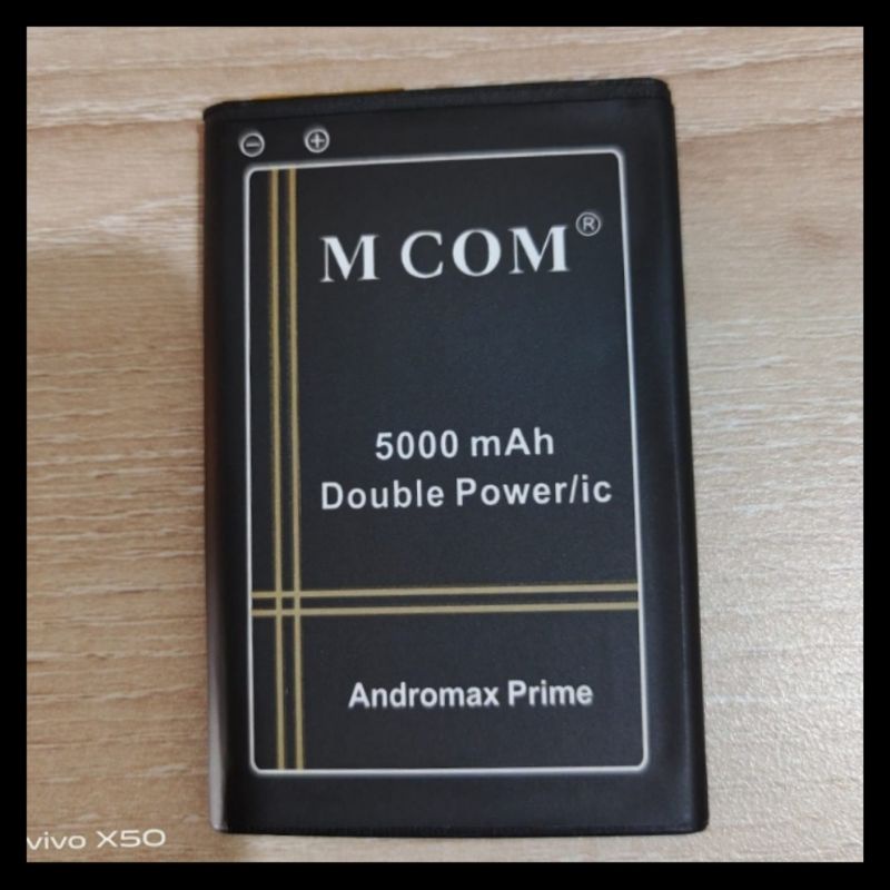BATERAI BATERAI BATERAI ANDROMAX PRIME DOUBLE POWER MCOM 5000MAH