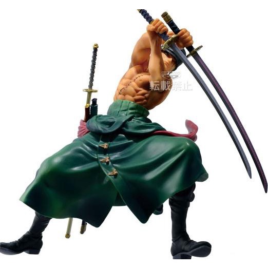 RORONOA.ZORO - BANPRESTO FIGURE COLOSSEUM from ONE PIECE 1:11 ACTION FIGURE selalu ready