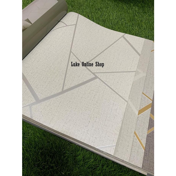 Wallpaper Wallpaper Dinding Model Geometri Abstrak Abu Putih
