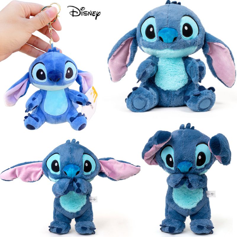 Disney Stitch Plush Toy Lilo &amp; Stitch Cartoon Stuffed Soft Stitch Stress Relief Doll Car Pillow Comforting Toy Kids Xmas Gift