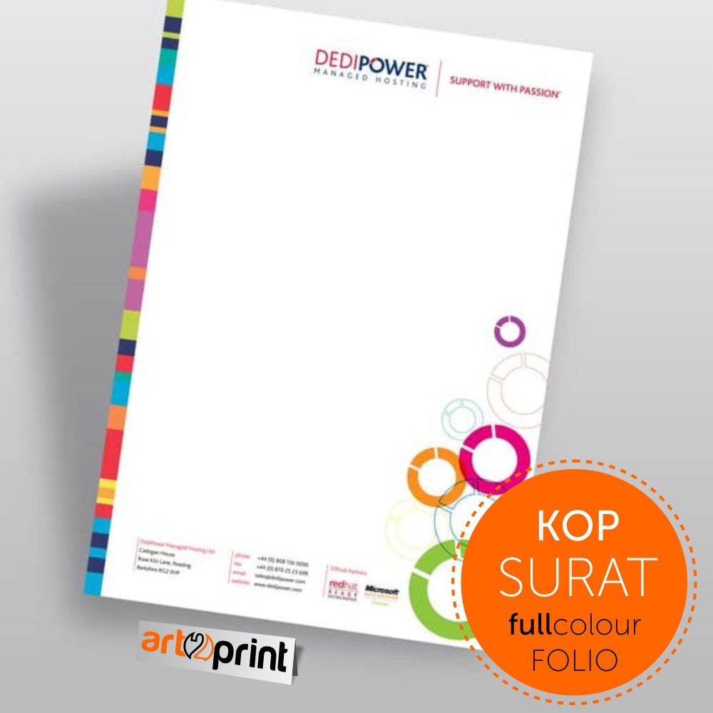

Kop Surat Folio Full Color