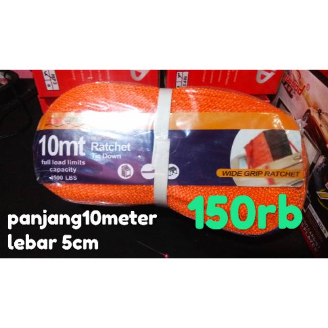 Tali Barang ratchet tie down