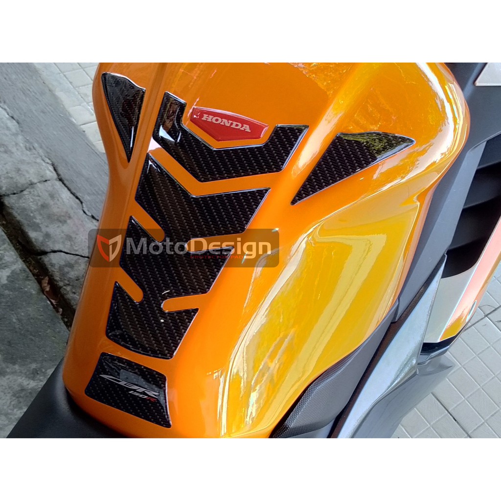 Stiker Timbul Carbon Protector Pad Tankpad CBR 150 R CBR150R K45G K45N