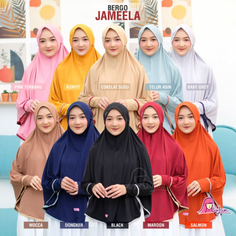 Bergo Dewasa Jameela|Bergo Dewasa Miulan Original