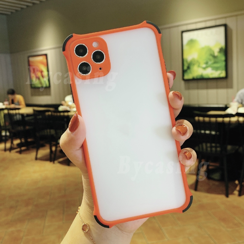 Macaron Color Casing Xiaomi Poco X3 NFC Redmi 9T 9A 9C Note 9S Note 9 Pro Note 8 Pro Note 7 Mi 10T Pro Shockproof Bumper Matte Translucent Matte Phone Case BY