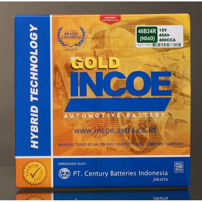 ACCU/AKI INCOE GOLD NS60