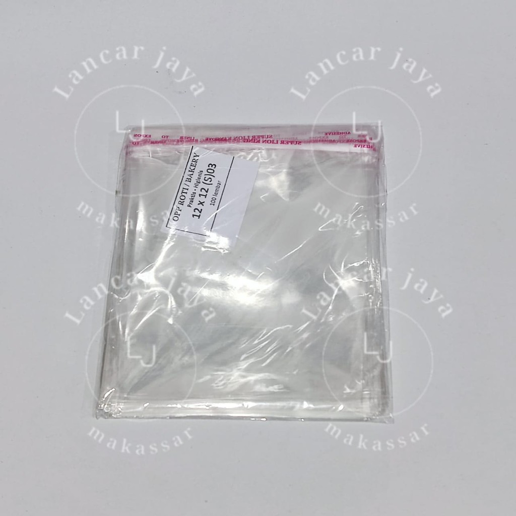 

Plastik OPP Seal / Souvenir 12x12cm