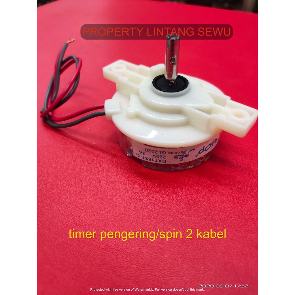 timer mesin cuci  spin pengering  spin 2 kabel