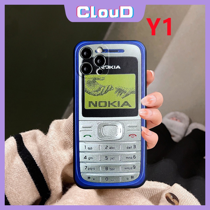 NOKIA Cover Pelindung Lensa Motif Vintage Untuk Oppo A15 A57 2022 A76 A96 A11 A92 A12 A72 A36 A52 A95 A5S A1K A54 A12E Reno 5F 4Lite 6 4F A16 A53 F11