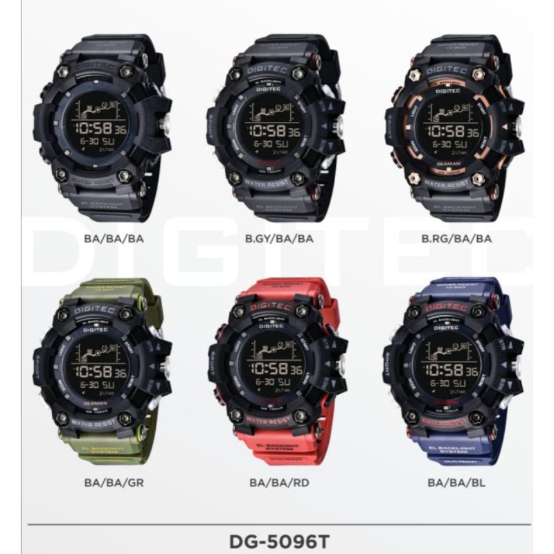 Jam Tangan DIGITEC Original DG-5096 / DG5096 - jam Tangan Pria Original
