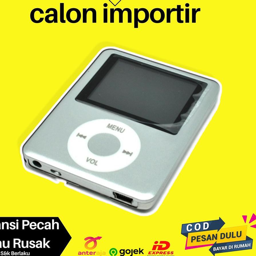 に Ipod Pod Mini Mp4 Mp3 Player Classic Walkman Walkmen Jadul FREE EARPHONE Support Radio FM & Micro