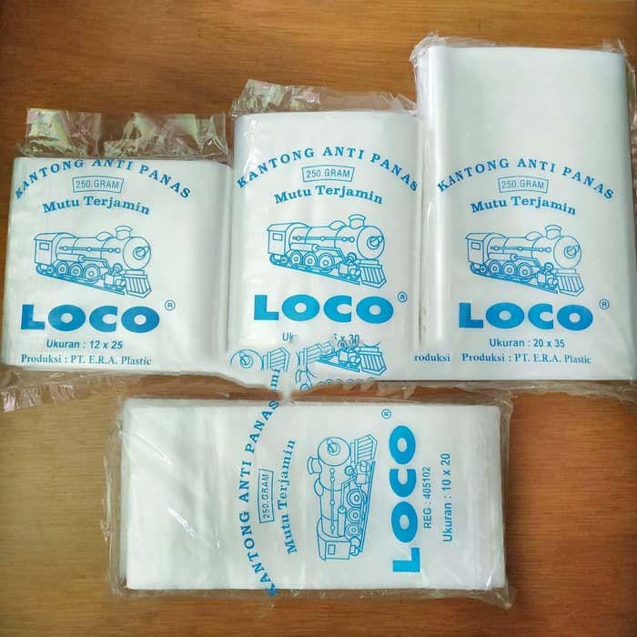 

Plastik HD Loco Uk. 1/4, 1/2, 1, 2 Kg Antipanas (250 gr)