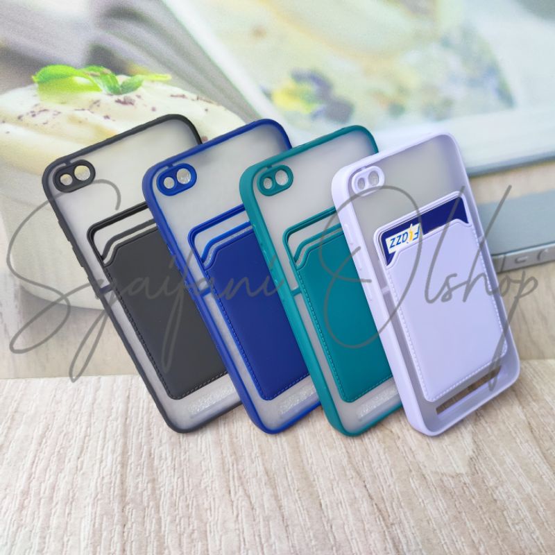 Card Case Xiaomi Redmi 5A / MCG3B / MCI3B Case Slot Kartu + Protection Camera