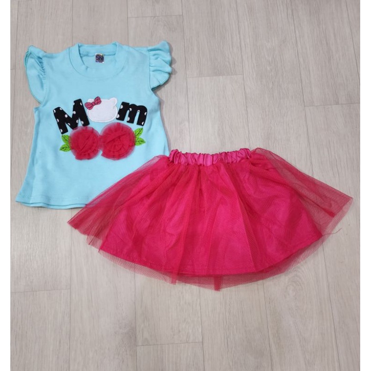 sofiebabyshop set atasan tutu + bandana