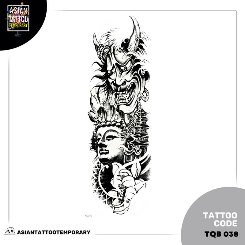 TATTO BUDHA/TATO TEMPORER/TATTO TEMPORER/TATO KULIT/TATO ANTI AIR/TATTO BISA HILANG/FULL TANGAN