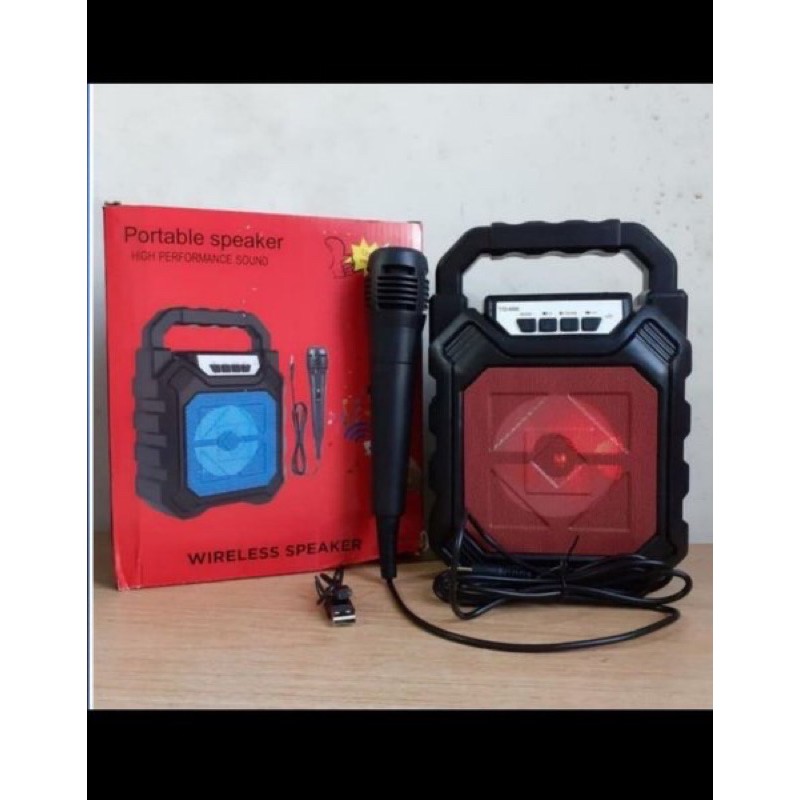 SPEAKER 668 - SPEAKER BLUETOOTH plus MIC KARAOKE JPJ -668 WIRELESS BLUETOOT BASS dan MIC