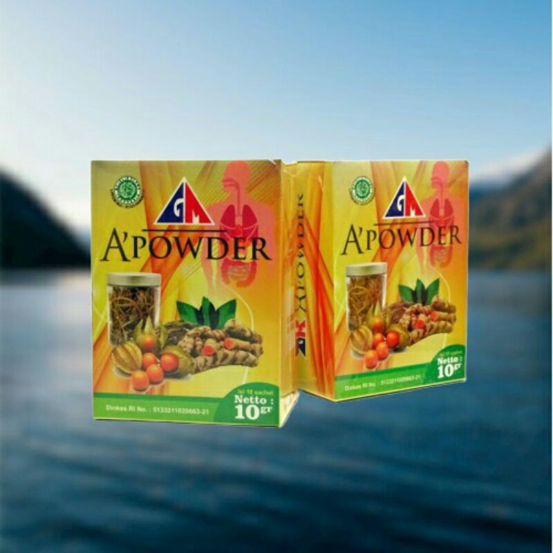 Obat Asam Lambung Ampuh GM A Powder untuk pencernaan-1 box