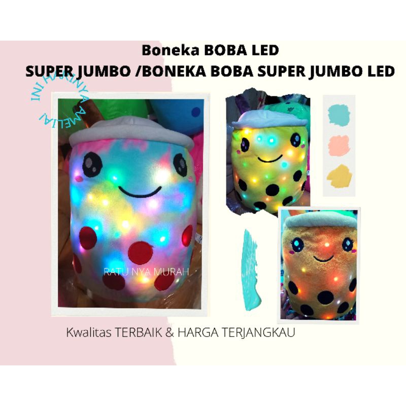 BONEKA BOBA SUPER JUMBO LED/BONEKA BOBA LED SUPER JUMBO