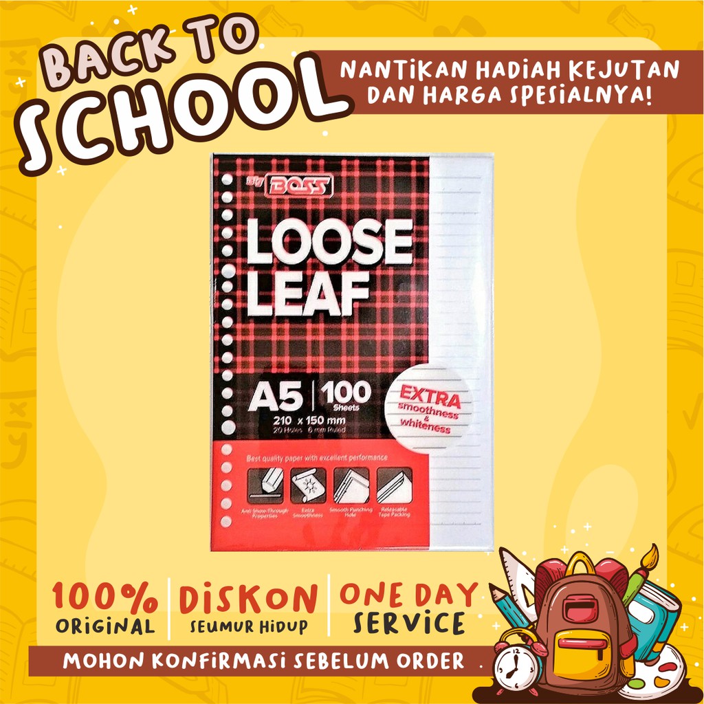 

LOOSE LEAF BIGBOSS 100 LEMBAR