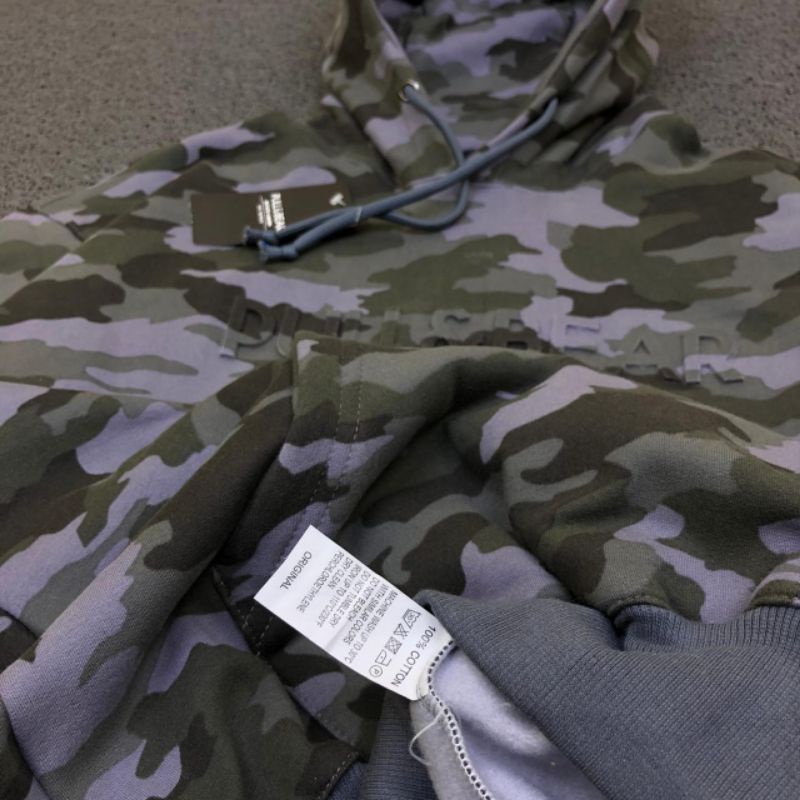 HOODIE PULL &amp; BEAR CAMO EMBOS HIGH QUALITY PREMIUM