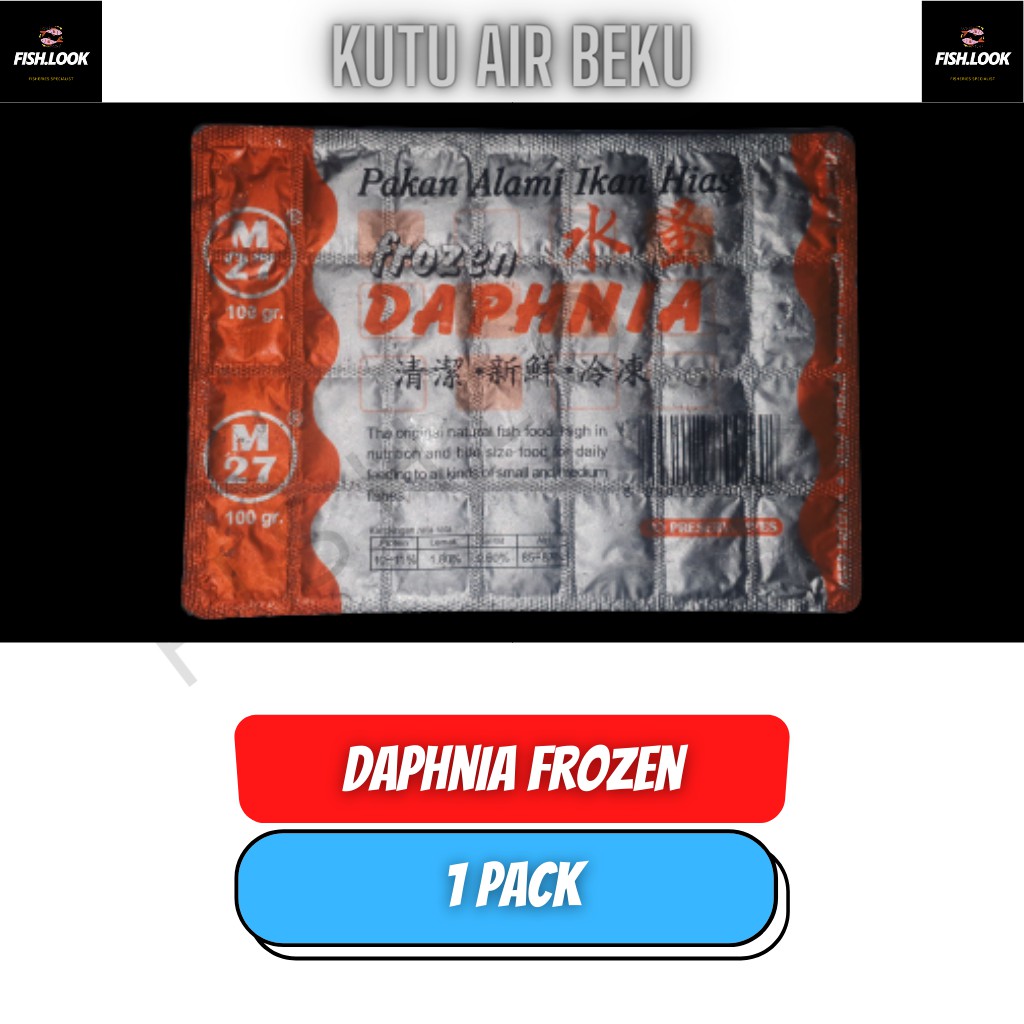 Kutu Air Beku - Frozen Daphnia GOSEND / GRAB ONLY