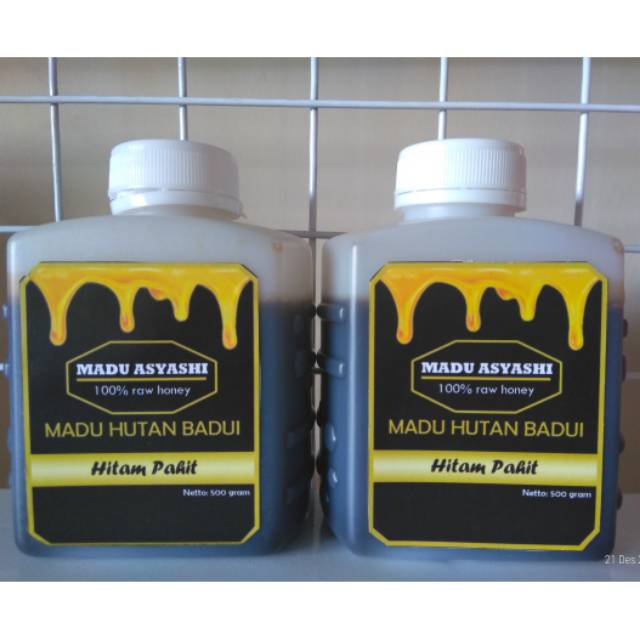 

Madu hutan hitam pahit badui 500 gram