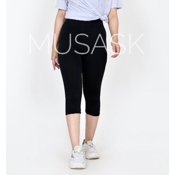 CELANA LEGGING 7/8 / LEGGING SELUTUT OLAHRAGA / LEGGING PANJANG BAHAN LICIN