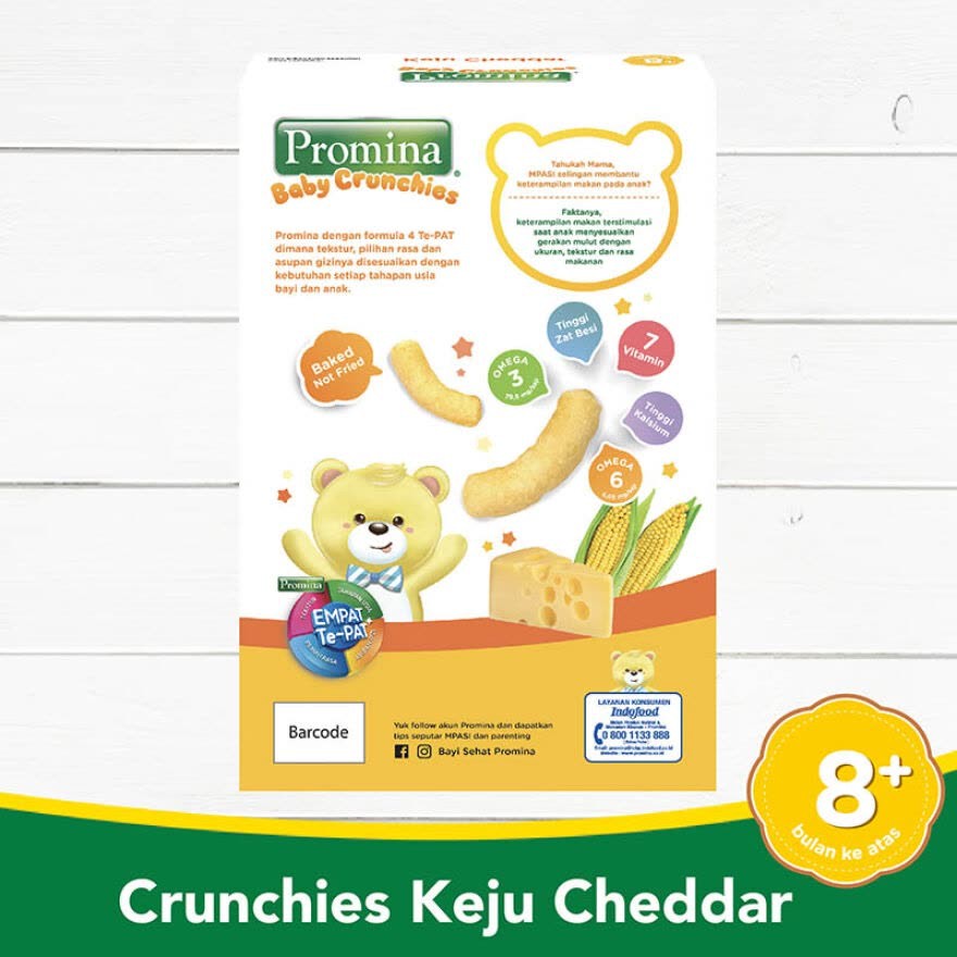 PROMINA BABY CRUNCHIES SNACK KEJU SEAWEED BROCCOLI 20GR