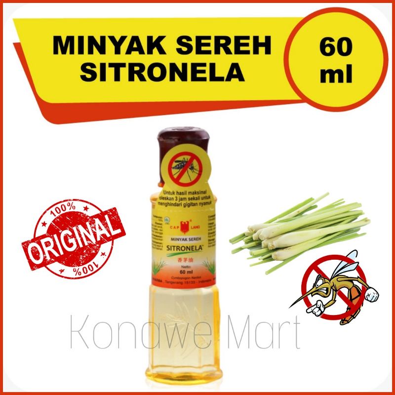 Sitronela 60ml - minyak sereh sitronela