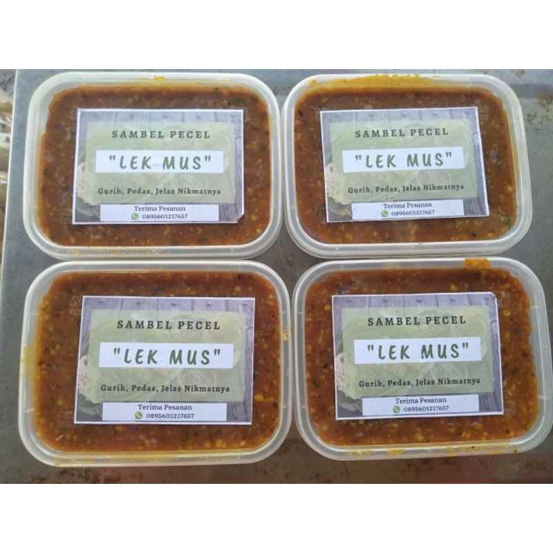 

sambel pecel asli blitar- SAMBEL PECEL LEK MUS- bumbu pecel terbaik