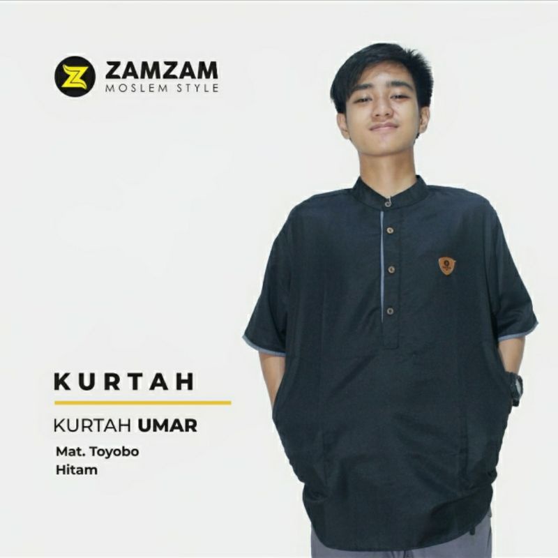 Kurtah Umar Kurta dewasa Toyobo lengan pendek