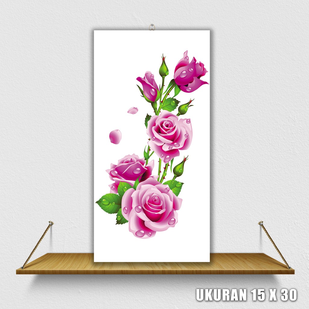 Hiasan Dingding Walldecor  Dekorasi Rumah > Motip  Bunga <jn10>