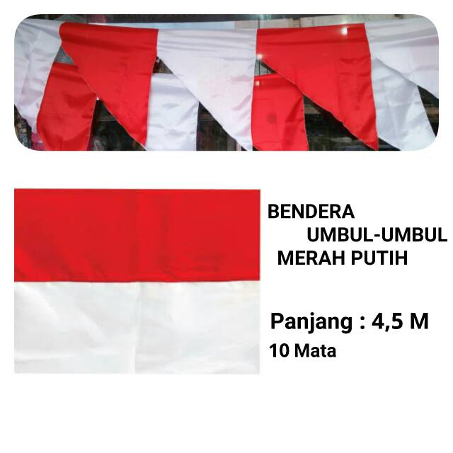 Bendera umbul umbul merah putih 17 agustus 1945 murah