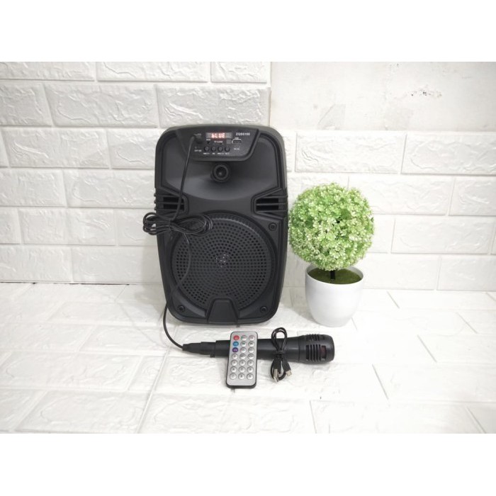 Speaker Bluetooth Portable 6'5 INCH ZQS6108 PLUS MIC - SPEAKER AKTIF