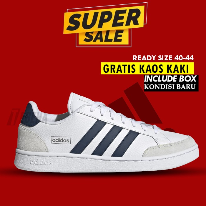 TERLARIS SEPATU ADIDAS PRIA WNITA GRAND COURT SE CASUAL SAMBA SPEZIAL GRADE ORIGINAL GARANSI 100% BN