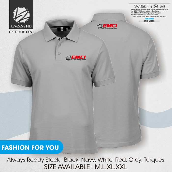 Poloshirt Polo Kaos Kerah EMCI Elf mania Community Indonesia Terlaris