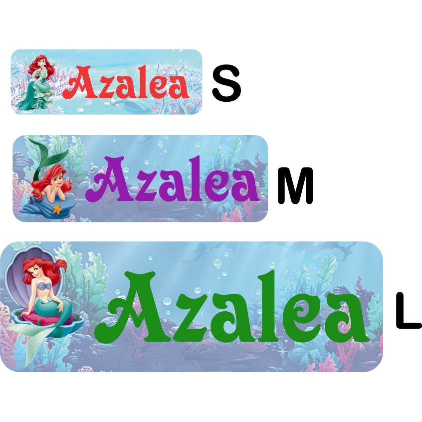 

STIKER LABEL NAMA WATERPROOF BASIC ARIEL