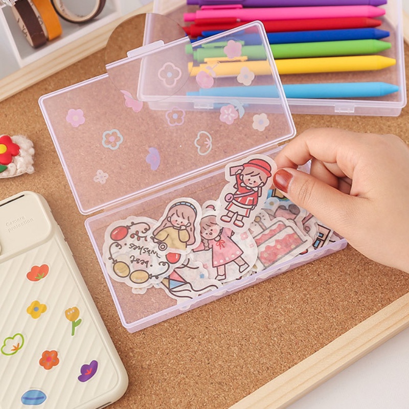 [Featured] INS Style Transparent Storage Box / Desktop Cosmetics, Jewelry, Office Stationery assortment organizer Container