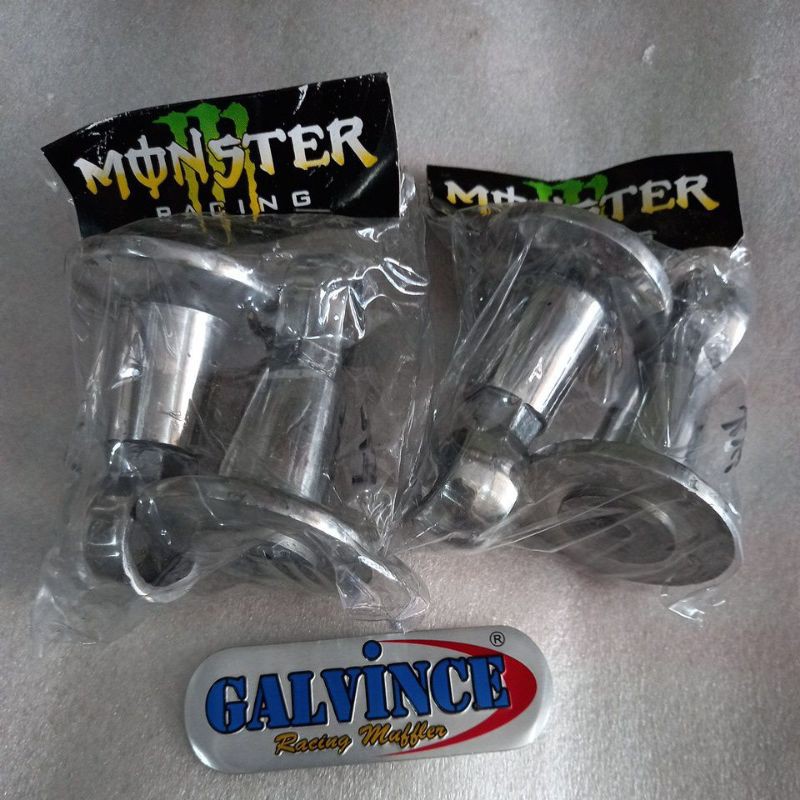 sambungan shock belakang tiger,peninggi shock bebek 7cm baut 14