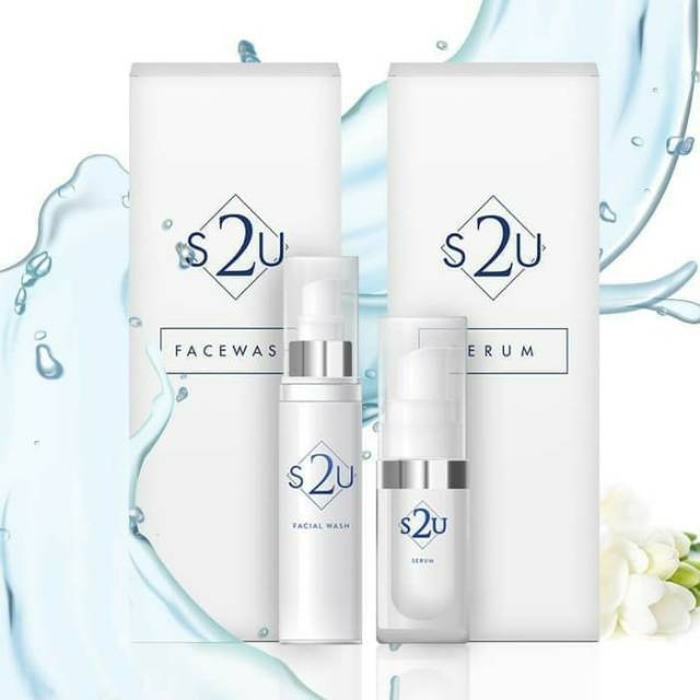 Paket perawatan wajah S2U facial wash 100ml + serum 50ml