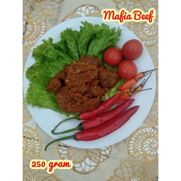 

Rendang Sapi 250 gram (isi 5-7 irisan daging)