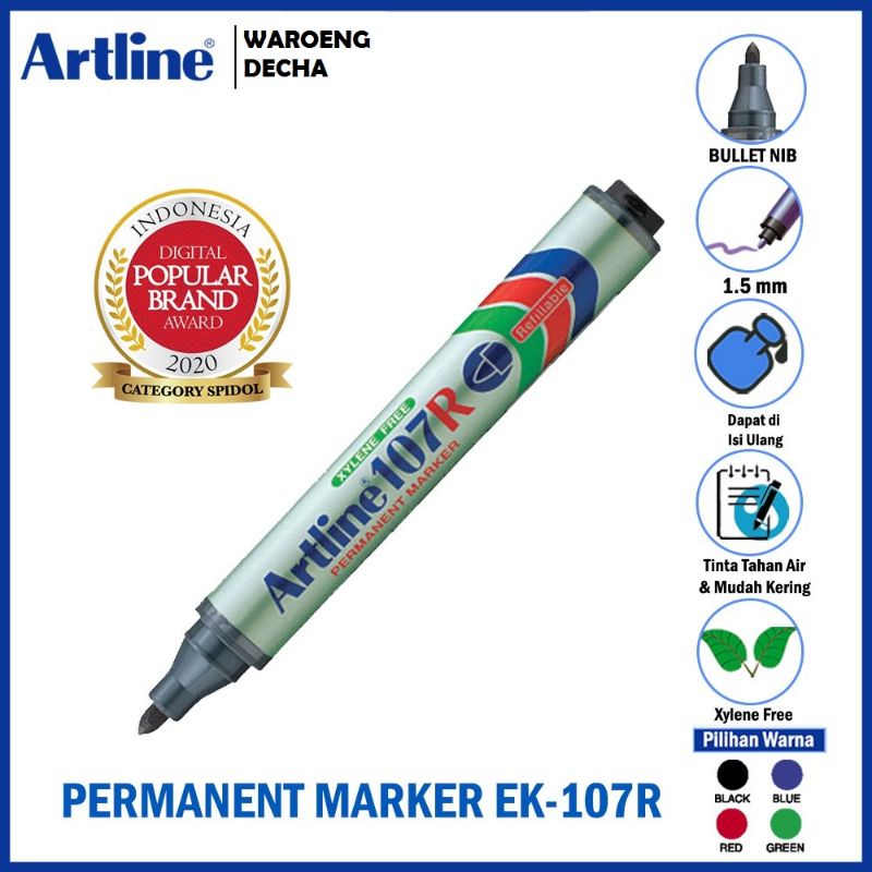 

SPIDOL PERMANEN ARTLINE MARKER CLIP REFILL EK-107R