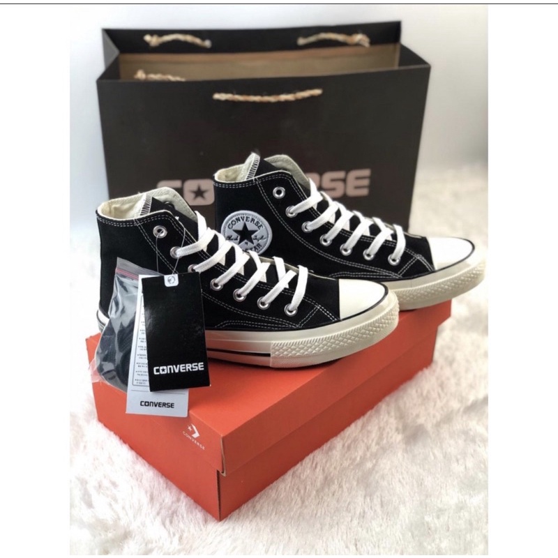 Converse 70s Hi Egret Black White