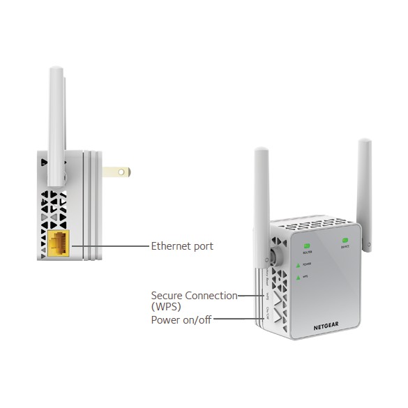 Netgear EX3700 AC750 Wifi Range Extender