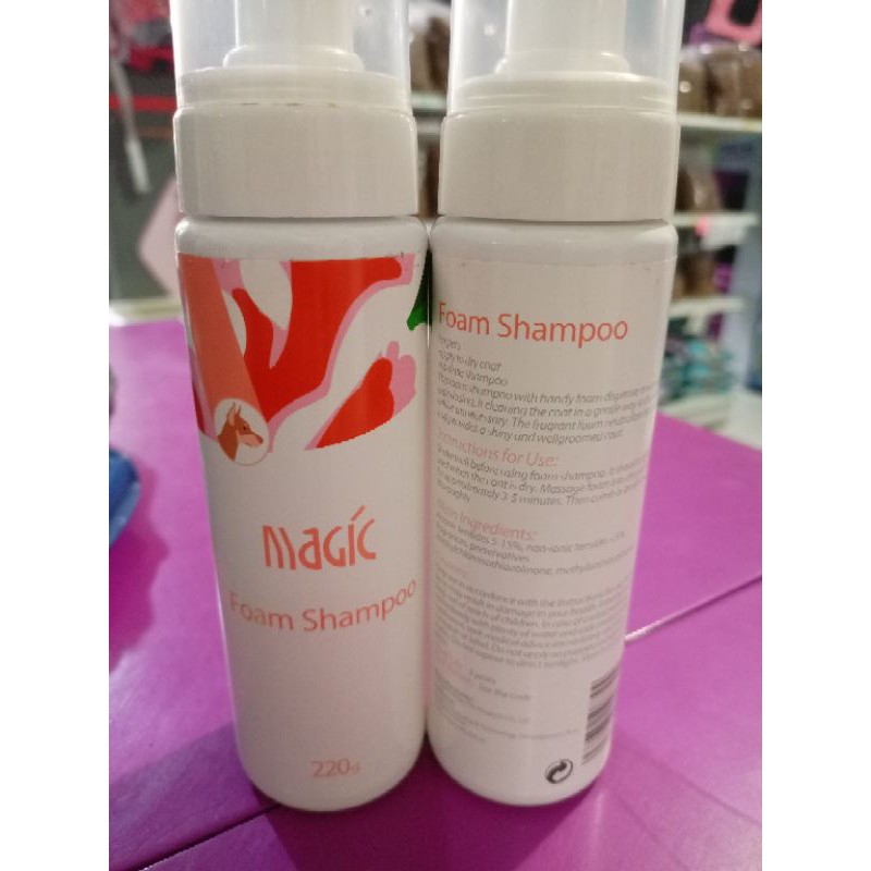 Magic Foam Shampoo 220 gr sampo busa shampo