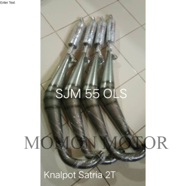 Knalpot suzuki Satria 2 Tak