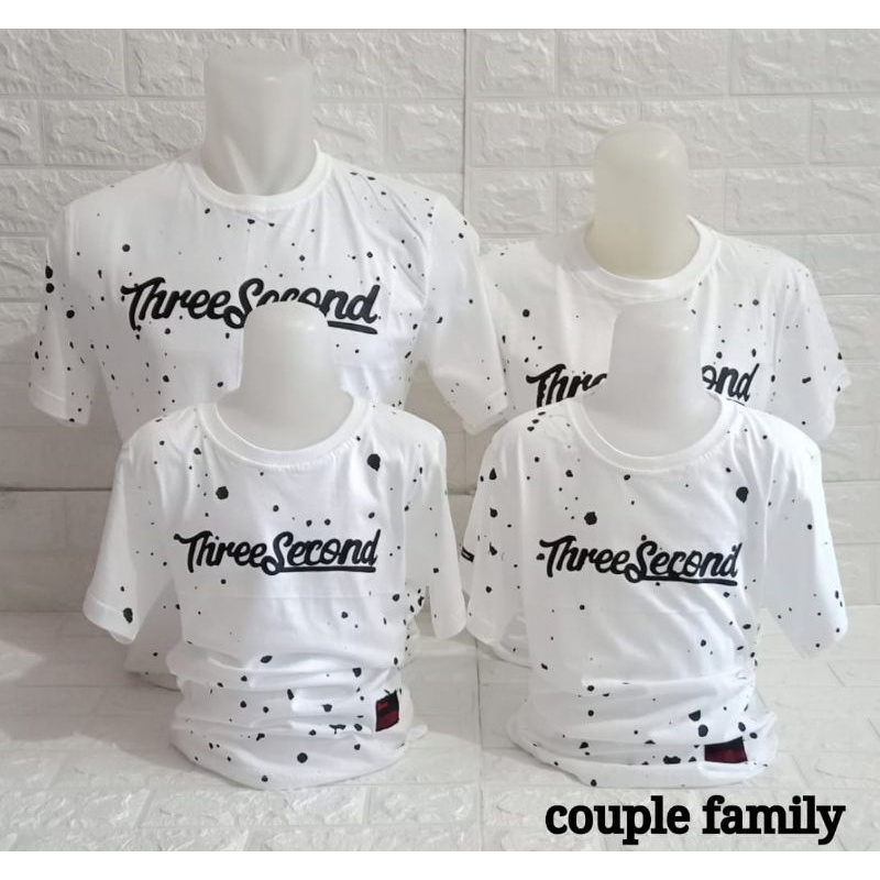 KAOS 3SECOND COUPLE KELUARGA KAOS 3SECOND COUPLE FAMILY KAOS 3SECOND COUPLE PASANGAN
