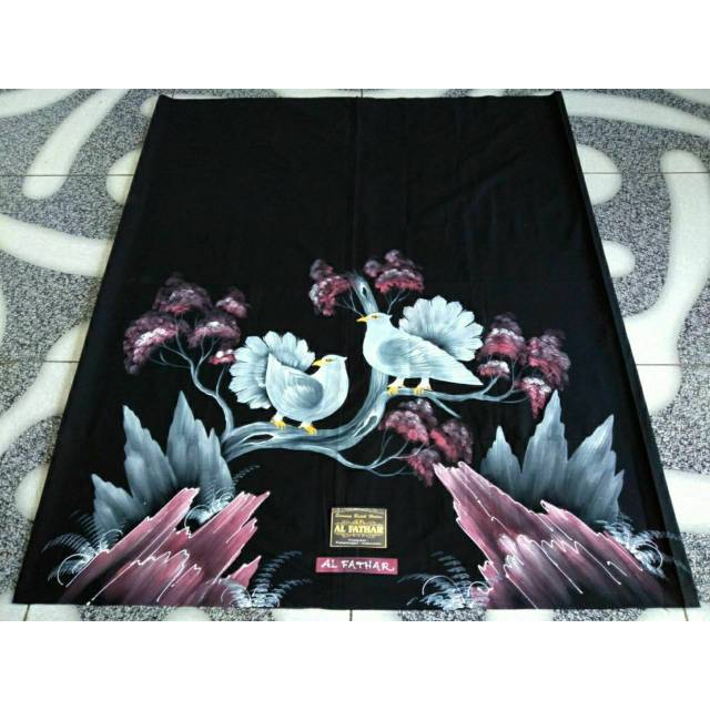 

Sarung Lukis new motif merpati putih