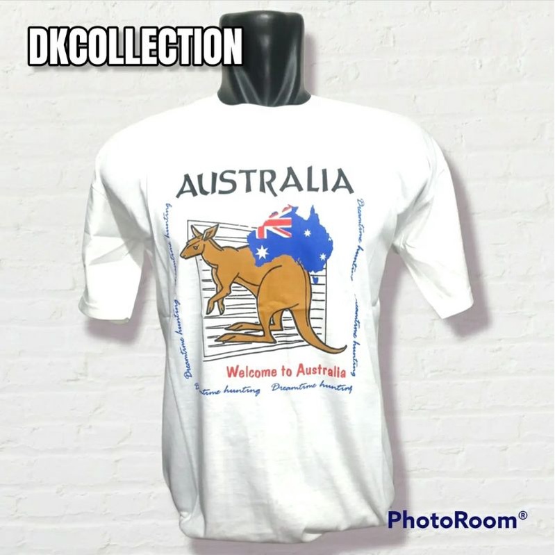 KAOS AUSTRALIA XXL kaos big size ausi souvenir baju Australia xxl