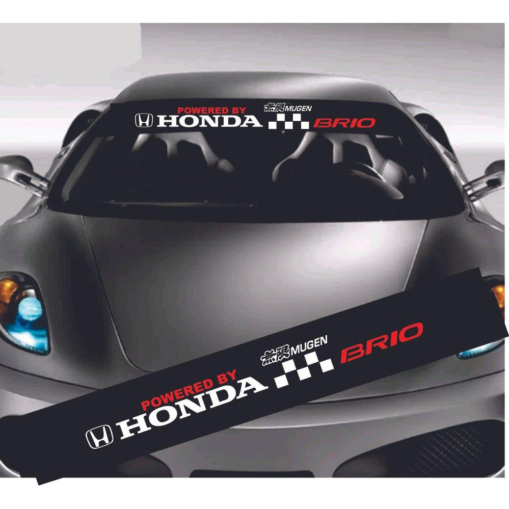 Stiker Mobil Cutting Stiker Mobil Honda Brio Stiker Kaca Brio